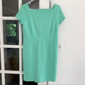 Mint green summer sheath. Hint of Spandex